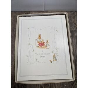 1976 C.R. Gibson Beatrix Potter “A Tale of Baby’s Days” Baby Book Peter Rabbit